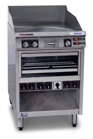 Roband - Professional Griddle Toaster - Series AHT - Griddle Plate and Salamander